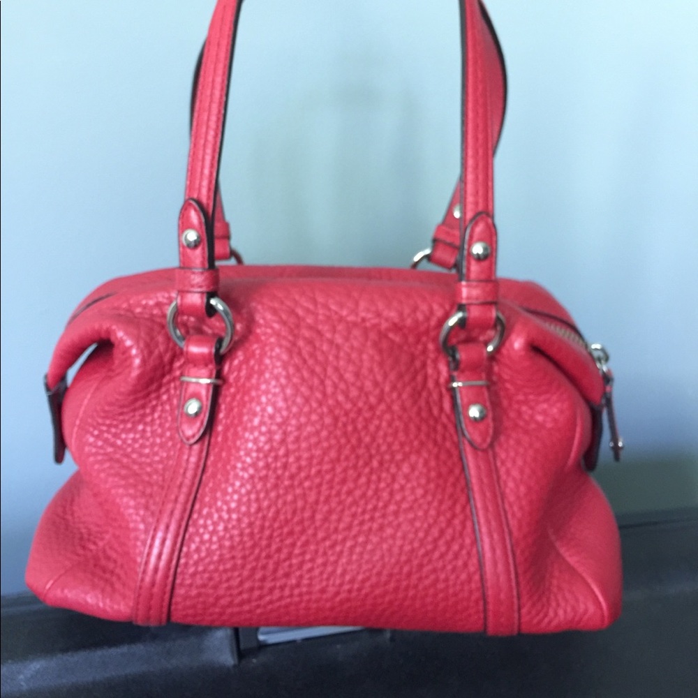Coach little red bag purse mini satchel - Picture 4 of 7